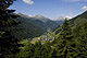 View of the pretty valley - Defereggen valley in Eastern Tyrol